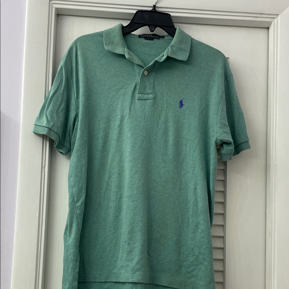 Ralph Lauren Men's Polo Shirt in Light Green